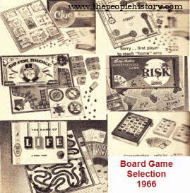 Selection Of Board Games including Life, Sorry, Clue and Risk From The 1960s
