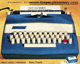 Childs Typewriter From The 1960s