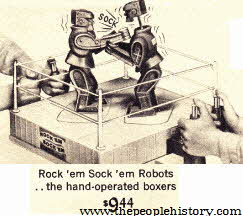 Rock  Em Sock Em Robots From The 1960s