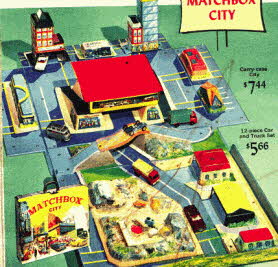 Matchbox Car City From The 1960s
