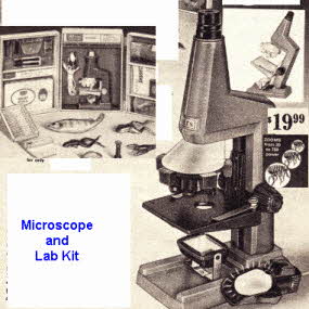 Microscope Lab Kit From The 1960s