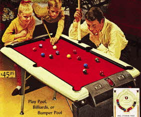 Pool Table From The 1960s