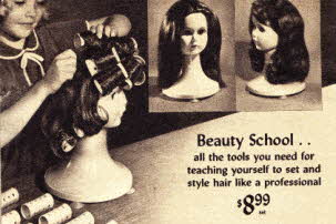 Girls Beauty School Kit From The 1960s