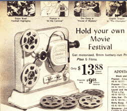 Home Movie Projector and Movies From The 1960s