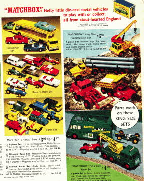 Matchbox Cars from the 1960's