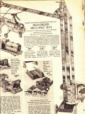 Motorized Meccano Set From The 1960s