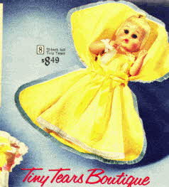 Tiny Tears Doll From The 1960s