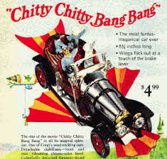 Chitty Chitty Bang Bang model From The late 60s movie of the same name