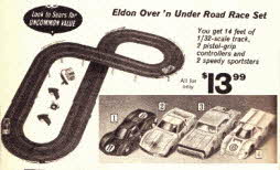 Elden Car Racing Set From The 1960s