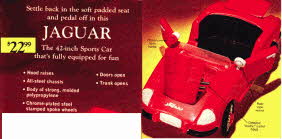Late Sixties Jaguar Pedal Car From The 1960s