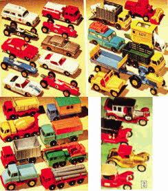 Range Of Boys Matchbox Cars From the 60s