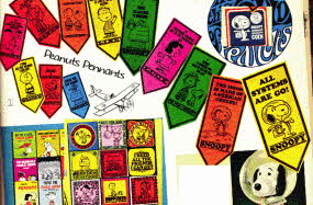 Snoopy and Peanuts Pennants From The 1960s