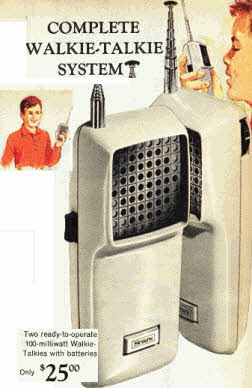 Set Of Walkie Talkies From The 1960s