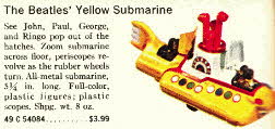 The Beatles Yellow Submarine Corgi Model From The 1960s