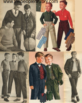 retro attire for boys