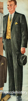 1960 Plaid Corduroy Suit