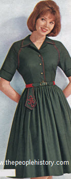 1963 Cotton Oxford Step In Dress