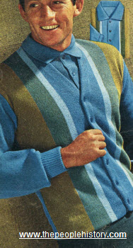 1967 Bold Panel Stripe Sweater