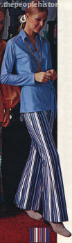 Striped Flare Pant and Tunic 1970