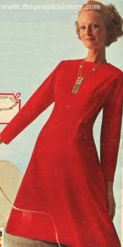 Bonded Knit Dress 1971