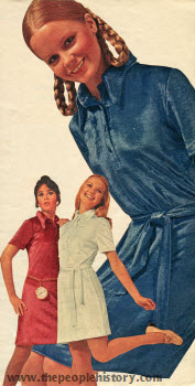 Panne Velvet Shirtdress 1971