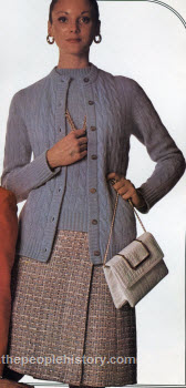 Hadley Cardigan and Skirt 1973