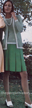 Shamrock and White Stripe Outfit 1973