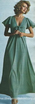 Draped Long Dress 1975