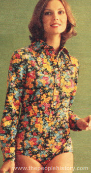 Nylon Print Bodysuit 1976