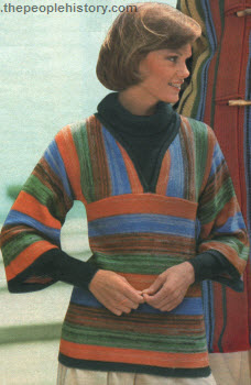 Striped Pullover Sweater 1976