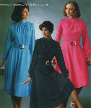 Solid Color Dress 1977
