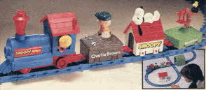 Snoopy Train Set From The 1980s