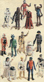 Vintage 1980s Star Wars Figure Set