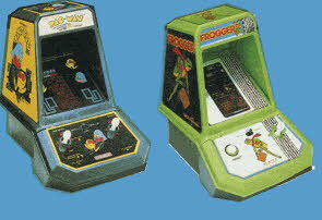Official Pac-Man and Frogger Tabletop Arcade Games From The 1980s