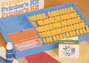 Printer's Kit From The 1980s
