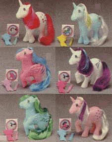 My Little Pony Unicorn and Pegasus From The 1980s