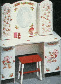 Strawberry Shortcake Vanity From The 1980s