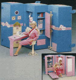 Barbie's Home and Office From The 1980s