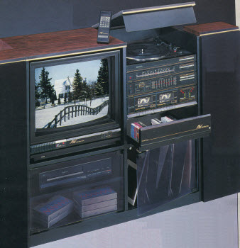 1987 Audio Video Rack System