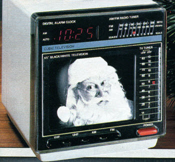 1987 Clock Radio TV