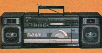 1988 CD Cassette Boom Box