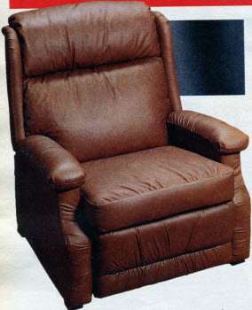 1987 Leather Multi-Position Lounger