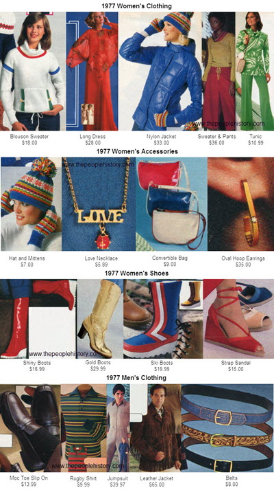 Fashion Clothing Examples From 1977  