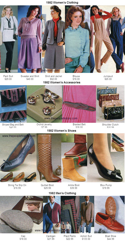 Fashion Clothing From 1982