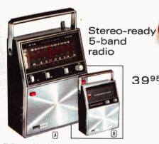 Stereo 5 band Radio From The 1970s
