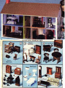 Dolls House and Furniture From The 1970s