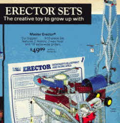 Master 900 piece Erector Set  From The 1970s