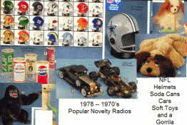 Selection of 1970s Novelty Radios