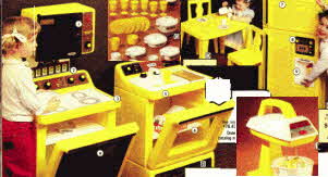 Childrens Play Kitchen Appliances From The 1970s