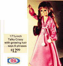 Talky Crissy Doll with growing hair from the 1970's